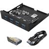 No PCI-e un USB 3.0 Scheda di Espansione USB Pannello Frontale PC Adattatore U8830