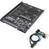 No SSD Case Enclosure M2 + MSATA A SATA3.0 6Gb Adattatore Riser Card Board co2615