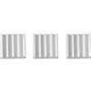 No Dissipatore di Alluminio di Alluminio di 50 pz 9 x 9 x 5mm per IC Chipset 5293