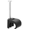 Temolink Fascette per cavi, 100 pezzi, 6 x 9 mm, acciaio inox 304, gestione cavi per tele