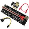 No 2X(VER009S Plus PCI-e Riser Card 009S Plus PCIE X1-X16 4Pin 6Pin di Al1715