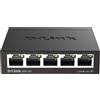 D-Link 🌐 Switch D-Link DGS-105 Gigabit 5 Porte Ethernet Desktop In Metallo 🚀