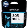 HP Cartuccia Originale HP 305 Nero DeskJet 2720e 2710e 4120e 4130e