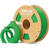 DEEPLEE Filamento PLA Basic 1.75 mm, Bobina da 1 kg Verde Prato, Precisione ±0.0