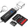 Beikell Lettore di Schede SD Alta Velocità Lettore Micro SD Adattatore USB 3.0 di