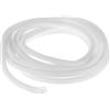 uxcell 25 Ft - 3/4 in Guaina Espandibile Intrecciata per Cavi, PET Divisibile, Bianca