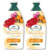 L'Angelica Officinalis, Bagnodoccia Melograno e Curcuma, Nutre e Rigenera, Pelle Naturalmente Luminosa e Profumata, Senza Parabeni, Siliconi e OGM, 500ml (Confezione da 2)