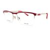 Police Montatura Occhiali Police Crossover 3 Rosso Argento Semirimless VPL564 579