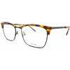 Police Montatura Occhiali Police Lineare 3 Ambra Tartaruga Con Rutenio 52mm VPL135 0711