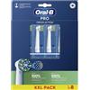 Oral-B CrossAction Testine di Ricambio per Spazzolino Elettrico, 8 Pezzi