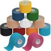 12 Rotoli Nastro Kinesiologico 5 M X 5,0 Cm Diversi Colori E-Book Esempi Applica