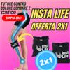 INSTA LIFE 2X1 dolore gamba Lombare polpaccio Sciatica schiena piede mali male