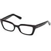 GUESS Montature per occhiali da vista donna neri cat eye montatura con strass neutri