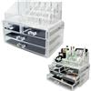 PORTA TRUCCHI ORGANIZER MAKE UP E GIOIELLI CASSETTI ORGANIZZATORE TRUCCO