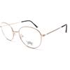 Luxol OCCHIALI DA VISTA UOMO DONNA LUXOL AE 581 GOLD TONDO ORO CALIBRO 51