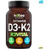 Natoo Essentials Vitamin D3+K2 Vital - 60 cpr Vitamina d3 k2