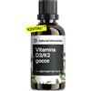 natural elements Vitamina D3 K2 in gocce da 50 ml Premium minimo 99,7% all trans (K2VITAL® di