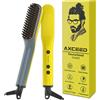 Axceed Spazzola Lisciante per Barba e Capelli Piastra Elettrica con Tecnologia PTC e
