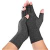 Guanti a Compressione Termici Mezze Dita, Sollievo Dal Dolore Artrosi- NERO-tg M