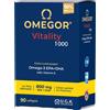 Omegor Omega 3 IFOS 5 Stelle 90 cps Olio di Pesce Omega 3 1000mg Ricco di EPA e DHA