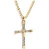 HOUSE CLOUD Collana Oro Fast & Furious Croce Toretto con Strass Unisex