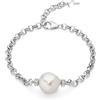 Miluna Bracciale Miluna Donna Argento 925 Perla Bianca Barocca 12-14 mm _PBR3547B
