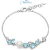 Miluna Bracciale Miluna Donna Argento 925 Perla Gemme Del Cielo _PBR3819
