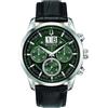 Bulova Orologio Bulova Sutton Big Date Uomo Cinturino Pelle Quadr. Verde _96B310