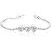 Le scritte dell'amore Bracciale Le Scritte dell'Amore Donna Argento 925 Trilogy Cuore Bianco _LSB09