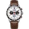 Citizen Orologio Citizen Racing Crono Eco-Drive Pelle Marrone _CA4714-04A