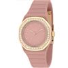 Liu Jo Orologio LIU JO Donna Acciaio Lunetta Cristalli Cinturino Silicone Nude _TLJ2383