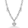 Liu Jo Collana LIU JO Donna Acciaio Argento Ciondolo Cuore Zirconi Bianchi _LJ2319
