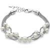Miluna Bracciale Miluna Donna Argento 925 Multifilo Perle _PBR3615
