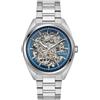 Bulova Orologio Bulova Uomo Acciaio Quadrante Meccanismo a Vista Solo Tempo Blu _96A292