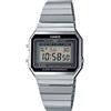 Casio Orologio Casio Digitale Unisex Acciaio Crono Allarm Argentato _A700WE-1AEF
