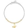 Morellato Bracciale Morellato Donna Acciaio Silver Sfere e Ciondolo Farfalla Gold _SAUN35