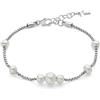 Miluna Bracciale Miluna Donna Argento 925 Sette Perle _PBR3610