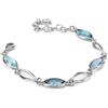 Boccadamo Bracciale Boccadamo Donna Bronzo Cristalli Acquamarina _XB1059