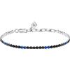 Morellato Bracciale Morellato Tennis Inter SATT27 Bracelet Argento Zirconi Nero Blu