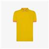Sun 68 Polo Small Stripes Fluo Giallo - Taglia L Abbigliamento Uomo T-shirts