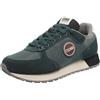 Colmar Travis Authentic - Sneakers Basse In Suede Verde - Uomo Scarpe Sneakers