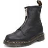 Dr. Martens 1460 Virginia Nero - Donna Scarpe Stivali E Stivaletti