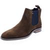 Tommy Hilfiger Douglas 3b2 - Suede Chelsea Testa Di Moro - Uomo Scarpe
