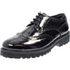 Rame Beverly - Stringate Brogue In Pelle Vernice Nero - Donna Scarpe Stringate