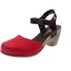 Jungla Footwear Reims Pop Camila - Sandali Chiusi Con Cinturino Rosso - Taglia