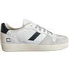D.A.T.E. D.a.t.e scarpe uomo in pelle bianco nero torneo m431-c2-vn-wb 40 43 44 45 47