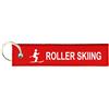 Porte Chiavi Rollerski Roller Ski Moto Tessuto Multicolore Unisex