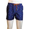 Gallo costume uomo blu fantasia pesci tg S nuovo originale estivo