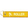 Portachiavi Roller Pattini Moto Multicolore Unisex In Tessuto Originale