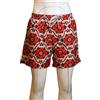 Dsquared2 costume uomo fantasia floreale rosso beige nuovo e originale